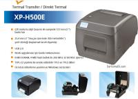 XPRİNTER XP-H500E TT BARKOD YAZICI SERİ+USB+LAN 300 DPI - 1